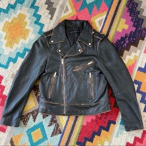 Zara Leather Biker Jacket